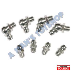 GREASE NIPPLE METRIC 6MM 8 PCS ASSORTED