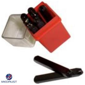FIGURE PUNCH SET 6MM 9 PIECE 0 TO 9