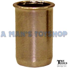 RIVET ALLOY  NUT INSERT 5MM 20 PIECES