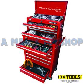 TOOLKIT CHEST 9 DRAW/CABINET 220 PIECE