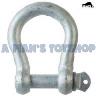 BOW D SHACKLE 6MM PIN GAL HOT DIPPED