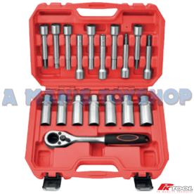 SHOCK ABSORBER TOOL SET 1/2" DR 18 PIECE