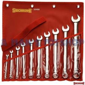 SPANNER SET AF 10PCE RING/OPEN 1/4-15/16