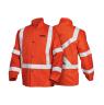 WELDING JACKET ORANGE HIGH VIZ SIZE L
