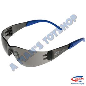 SAFETY GLASSES SMOKE LENS BORNITE