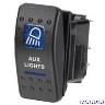 ROCKER SWITCH BLUE AUX LIGHTS 12V ON/OFF