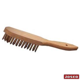 WIRE HAND BRUSH 4 ROW S/S