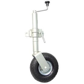 JOCKEY WHEEL 250MM SOLID TYRE STEEL RIM
