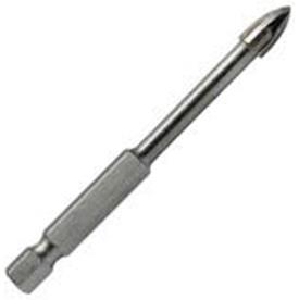 GLASS DRILL BIT 4 X 74MM,4 CUTTING EDGES