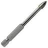 GLASS DRILL BIT 4 X 74MM,4 CUTTING EDGES