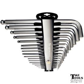 ALLEN KEY SET 17PCE IMPERIAL JUMBO BALL