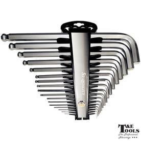 ALLEN KEY SET 17PCE METRIC JUMBO BALL