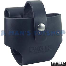 BLACK LEATHER 8 METRE TAPE FROG