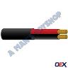 CABLE TWIN 5MM  BLACK SHEATHED 30 METRE