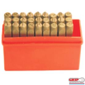 LETTER PUNCH SET 6MM X 27 PIECE