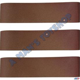SANDING BELT 100 X 914MM  60 GRIT PACK 3