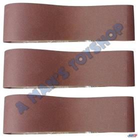 SANDING BELT 150X1220MM  100 GRIT PACK 3