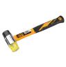 TWO WAY MALLET PVC HEAD F'GLASS HANDLE