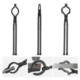 BLACKSMITH TONG 3 PIECE SET 460MM LONG