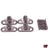 LASHING HOOK STAINLESS STEEL 8MM 4PIECE