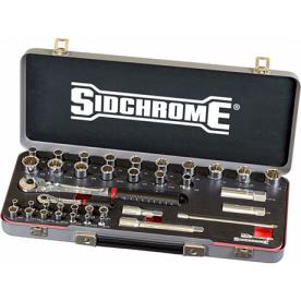 SOCKET SET 39PC 1/4&1/2" DR AF/METRIC