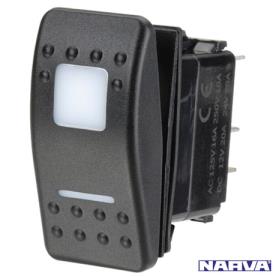 ROCKER SWITCH 12/24V OFF/ON/ON RED LED