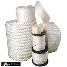 ROPE 10MM X  125 METRE  SILVER ON REEL