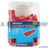 RED FEMALE BLADE 3MM WIRE TERMINAL 100PC