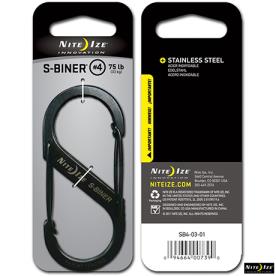 BELT LOOP KEY HOLDER S-BINER STEEL #4 -