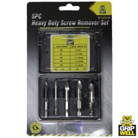 SCREW REMOVER SET 5 PIECE HEAVY DUTY