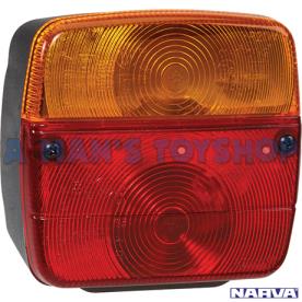 LAMP SQUARE  REAR STOP/TAILLBLINKER 12V