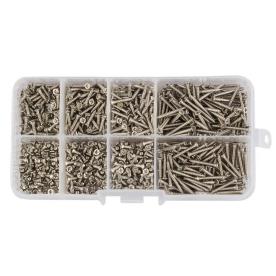 STAINLESS FLAT HEAD SCREW 800 PIECE KIT