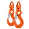 CAR TRAILER CHAIN SAFETY HOOK SET 6MM