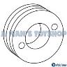 MIG ROLLERS, 2 HOLE, SUIT 0.9-1.2 GASLES