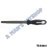 FILE FLAT 250MM 10"SMOOTH CUT PVC HANDLE