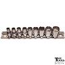 SOCKET 12 POINT AF SET 1/4 DRIVE 9 PIECE