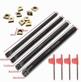 LATHE BORING BAR SET 6-7-8-10 &10 TIPS