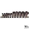 SOCKET 3/8DR 10PC 12PT SAE DEEP RAIL
