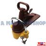 TRAILER COUPLING LOCK YELLOW WITH KEY