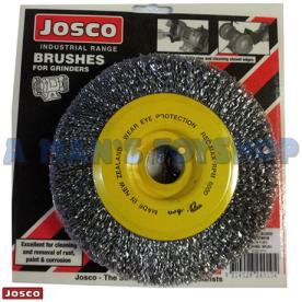WIRE WHEEL 150MM X 28MM MULTI BUSH