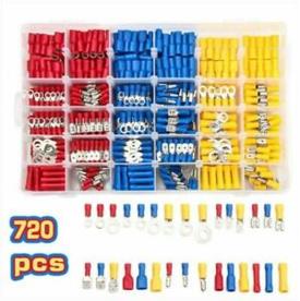 INSULATED CRIMP TERMINAL KIT 720 PIECE