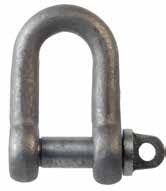 LIFTING 11TON D SHACKLE 48MM PIN SCRUB