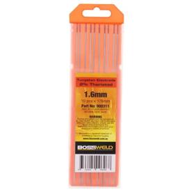 TIG TUNGSTEN ROD 1.6 X 178MM 10 PACK