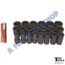 IMPACT SOCKET SET 3/4DR AF 21 PCE 3/4-2'