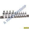 TAMPER PROOF TORX 1/4 & 3/8  DR BIT SET
