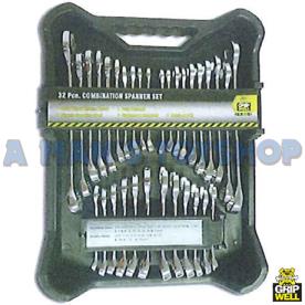 SPANNER SET 32PC COMBO & STUBY  AF/MET