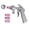 ABRASIVE SANDBLASTER GUN AND 4 NOZZLES