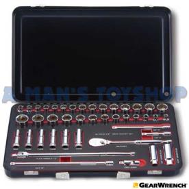 SOCKET SET 3/8 METRIC & SAE 42PC