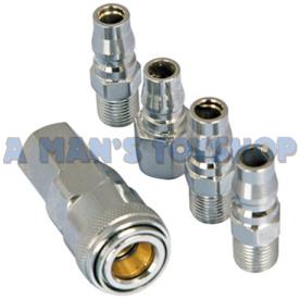 NITTO 5 PIECE COUPLING SET 1XBODY 4XADAP