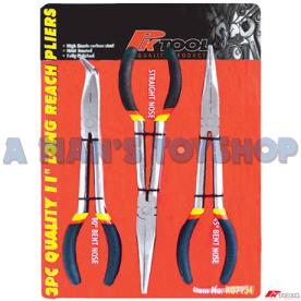 PLIER SET 3 PIECE  LONG REACH 300MM